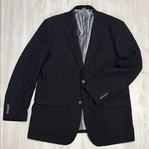 🔥BUNDLESALE Franco Fortini Black Sport Coat Suit Jacket Blazer